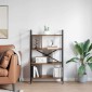 vidaXL Ράφι Βιβλίων 7 επιπέδων 75 x 30 x 123,5 εκ. Επεξεργασμένο Ξύλο
