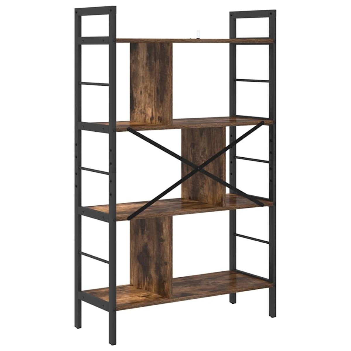 vidaXL Ράφι Βιβλίων 7 επιπέδων 75 x 30 x 123,5 εκ. Επεξεργασμένο Ξύλο
