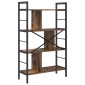 vidaXL Ράφι Βιβλίων 7 επιπέδων 75 x 30 x 123,5 εκ. Επεξεργασμένο Ξύλο