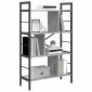 vidaXL Ράφι Βιβλίων 7 επιπέδων 75 x 30 x 123,5 εκ. Επεξεργασμένο Ξύλο