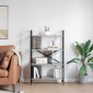 vidaXL Ράφι Βιβλίων 7 επιπέδων 75 x 30 x 123,5 εκ. Επεξεργασμένο Ξύλο