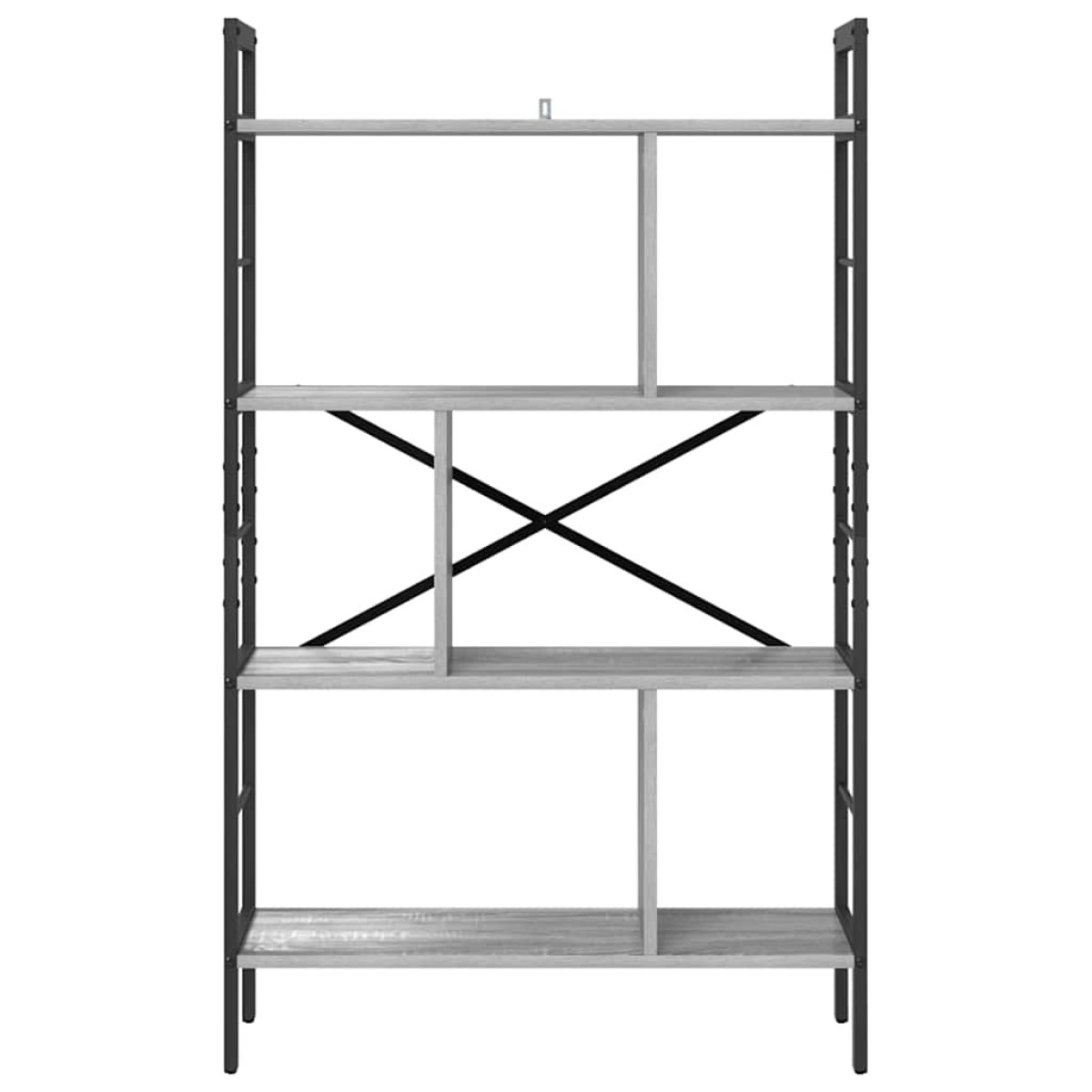 vidaXL Ράφι Βιβλίων 7 επιπέδων 75 x 30 x 123,5 εκ. Επεξεργασμένο Ξύλο