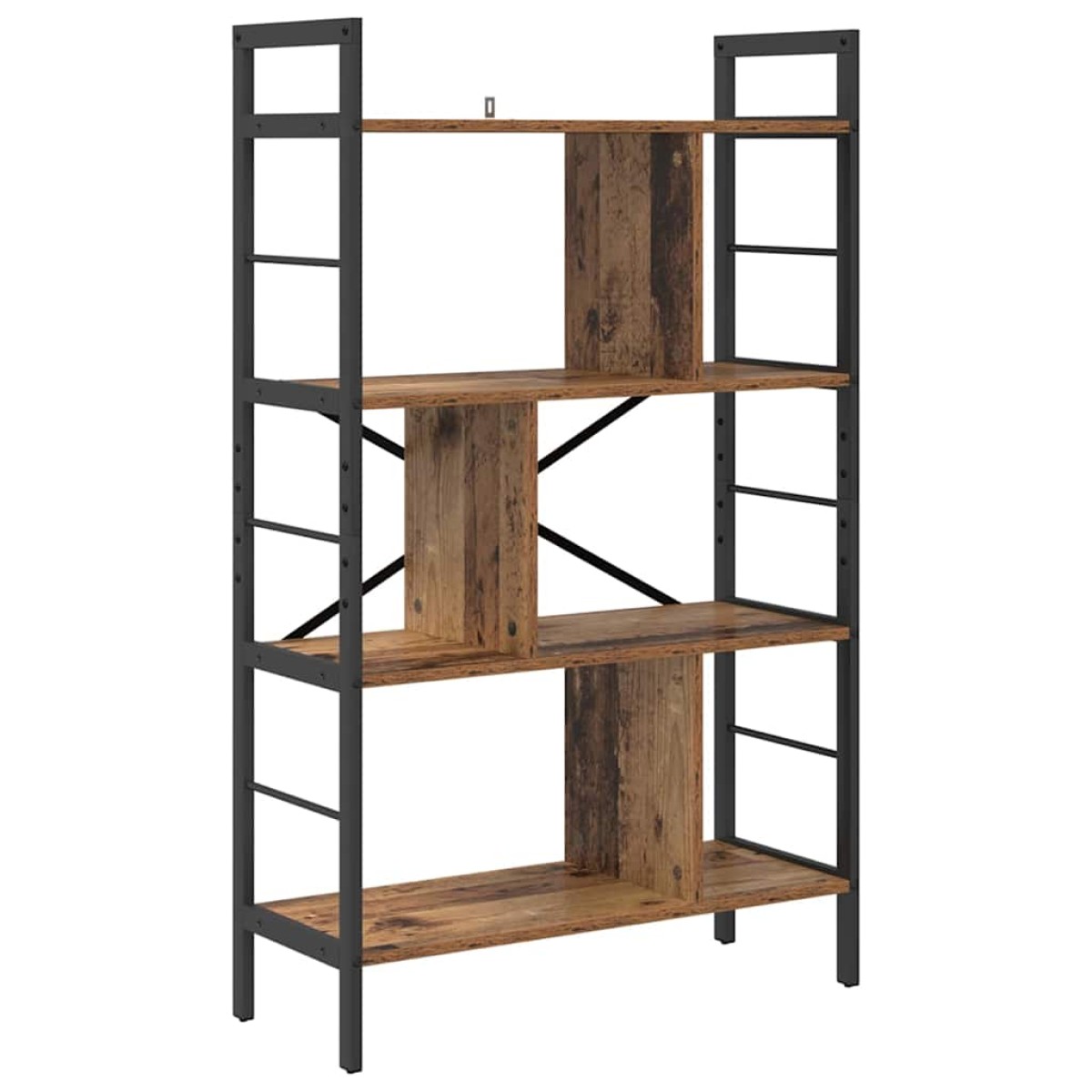 vidaXL Ράφι Βιβλίων 7 επιπέδων 75 x 30 x 123,5 εκ. Επεξεργασμένο Ξύλο