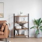 vidaXL Ράφι Βιβλίων 7 επιπέδων 75 x 30 x 123,5 εκ. Επεξεργασμένο Ξύλο