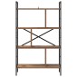vidaXL Ράφι Βιβλίων 7 επιπέδων 75 x 30 x 123,5 εκ. Επεξεργασμένο Ξύλο