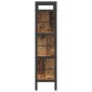 vidaXL Ράφι Βιβλίων 7 επιπέδων 75 x 30 x 123,5 εκ. Επεξεργασμένο Ξύλο