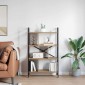 vidaXL Ράφι Βιβλίων 7 επιπέδων 75 x 30 x 123,5 εκ. Επεξεργασμένο Ξύλο