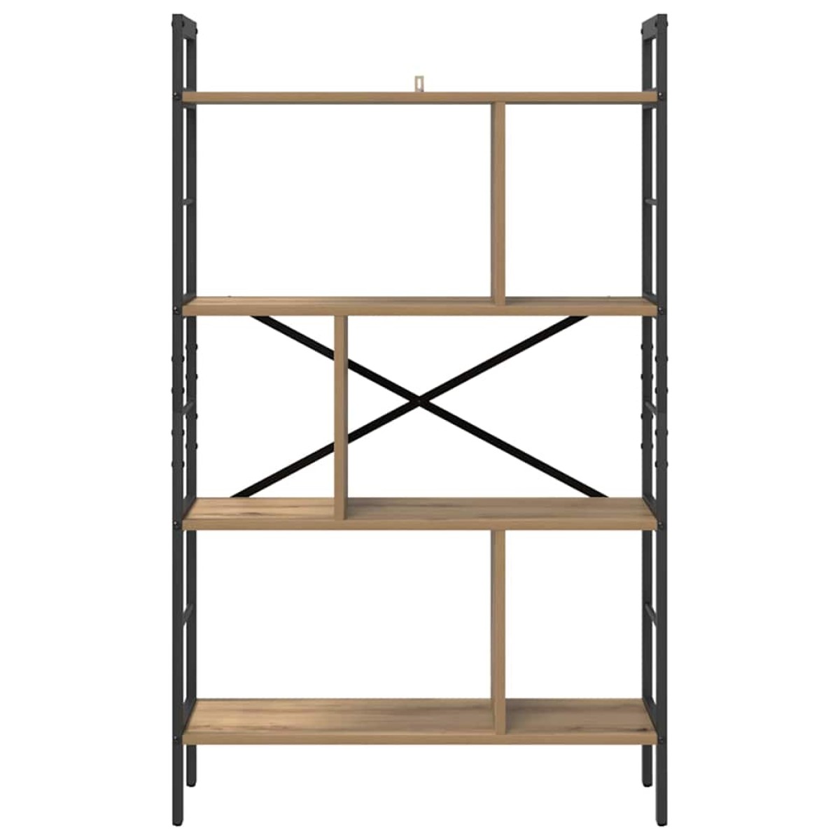 vidaXL Ράφι Βιβλίων 7 επιπέδων 75 x 30 x 123,5 εκ. Επεξεργασμένο Ξύλο