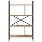 vidaXL Ράφι Βιβλίων 7 επιπέδων 75 x 30 x 123,5 εκ. Επεξεργασμένο Ξύλο