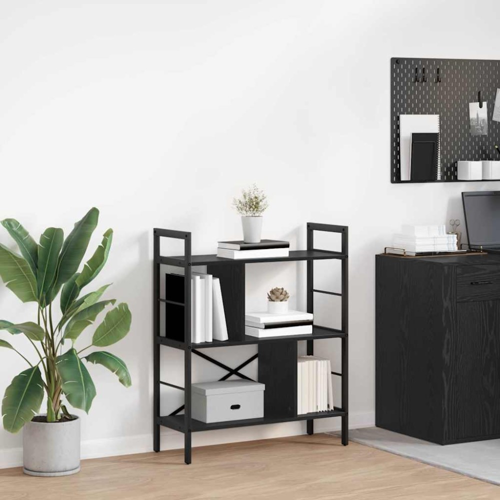 vidaXL Ράφι Βιβλίων 5 επιπέδων 75 x 30 x 91 εκ. Επεξεργασμένο Ξύλο