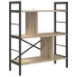 vidaXL Ράφι Βιβλίων 5 επιπέδων 75 x 30 x 91 εκ. Επεξεργασμένο Ξύλο