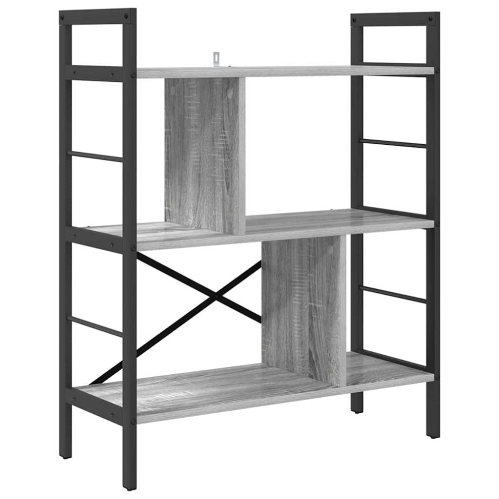 vidaXL Ράφι Βιβλίων 5 επιπέδων 75 x 30 x 91 εκ. Επεξεργασμένο Ξύλο