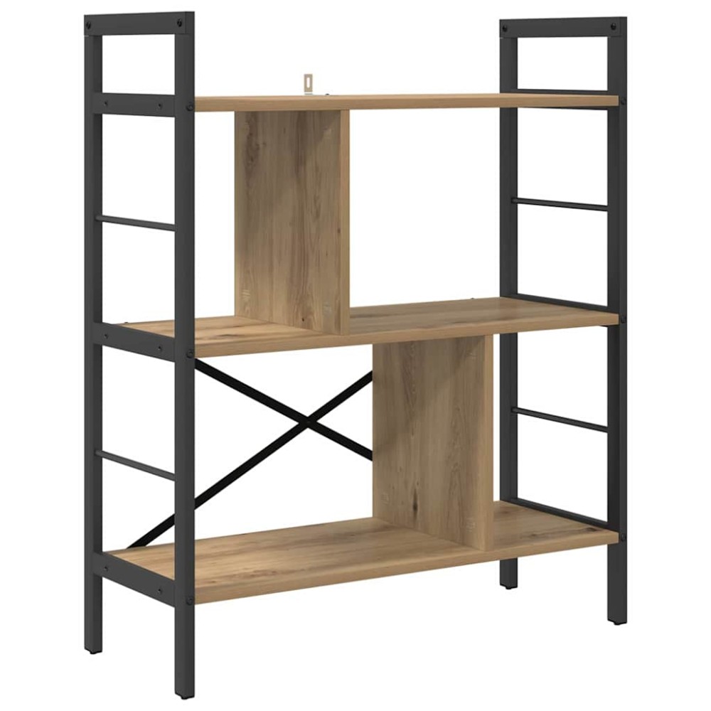 vidaXL Ράφι Βιβλίων 5 επιπέδων 75 x 30 x 91 εκ. Επεξεργασμένο Ξύλο