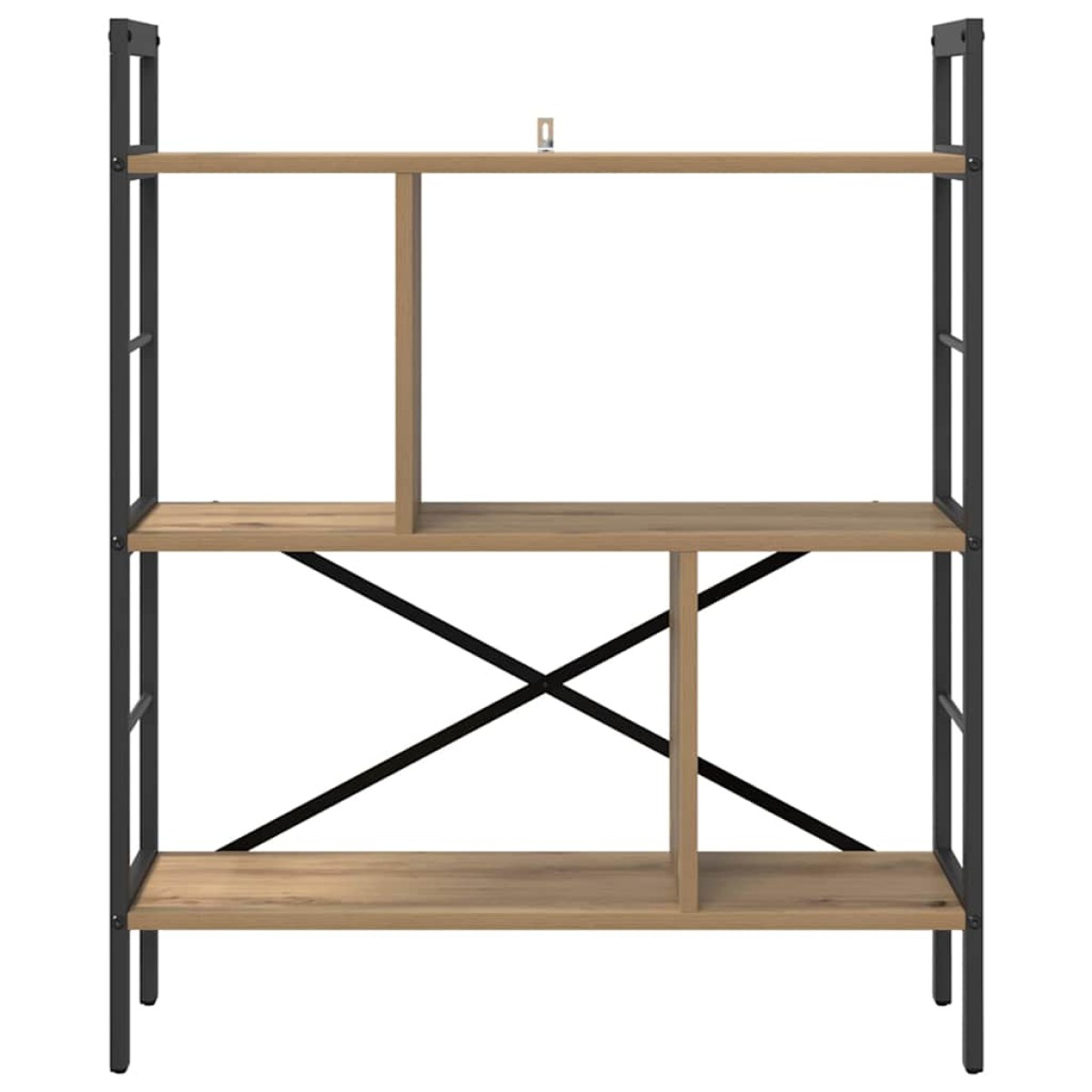 vidaXL Ράφι Βιβλίων 5 επιπέδων 75 x 30 x 91 εκ. Επεξεργασμένο Ξύλο