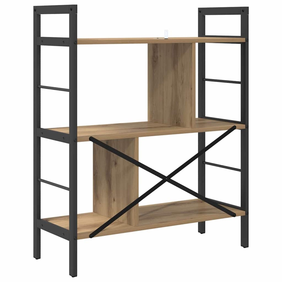 vidaXL Ράφι Βιβλίων 5 επιπέδων 75 x 30 x 91 εκ. Επεξεργασμένο Ξύλο