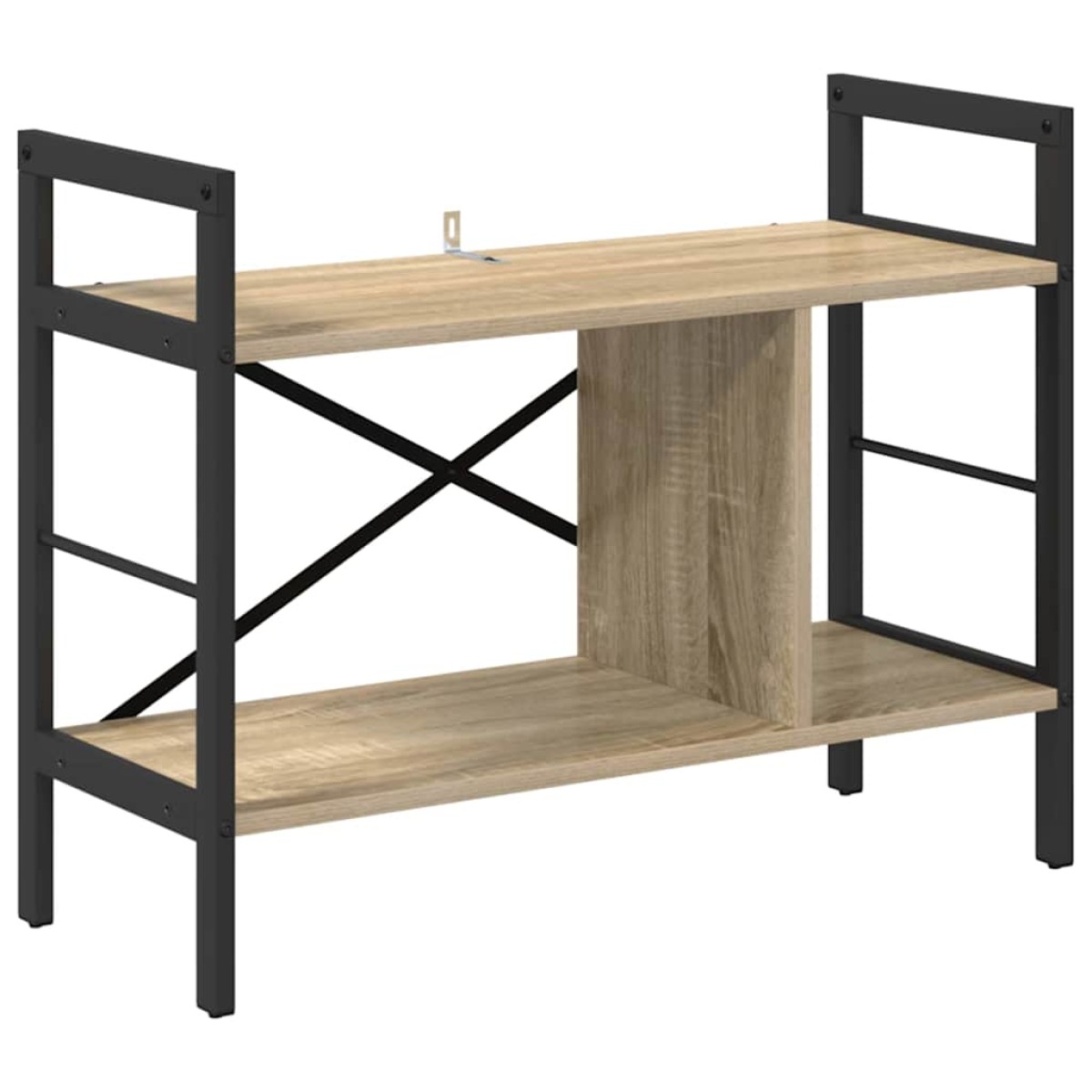 vidaXL Ράφι Βιβλίων 3 επιπέδων 75 x 30 x 58,5 εκ. Επεξεργασμένο Ξύλο