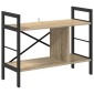 vidaXL Ράφι Βιβλίων 3 επιπέδων 75 x 30 x 58,5 εκ. Επεξεργασμένο Ξύλο