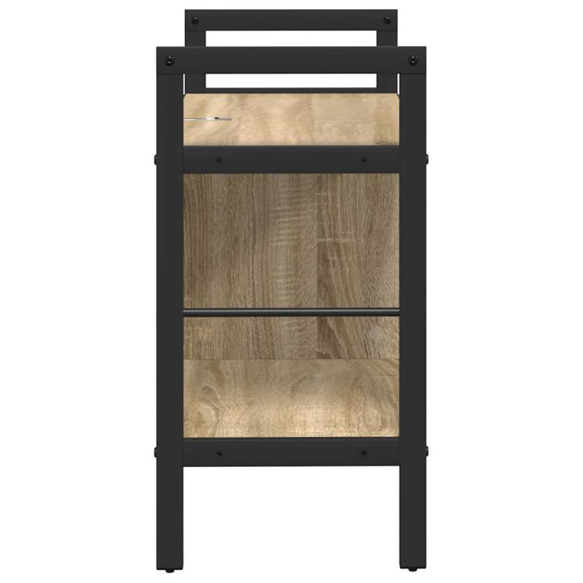 vidaXL Ράφι Βιβλίων 3 επιπέδων 75 x 30 x 58,5 εκ. Επεξεργασμένο Ξύλο