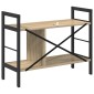 vidaXL Ράφι Βιβλίων 3 επιπέδων 75 x 30 x 58,5 εκ. Επεξεργασμένο Ξύλο