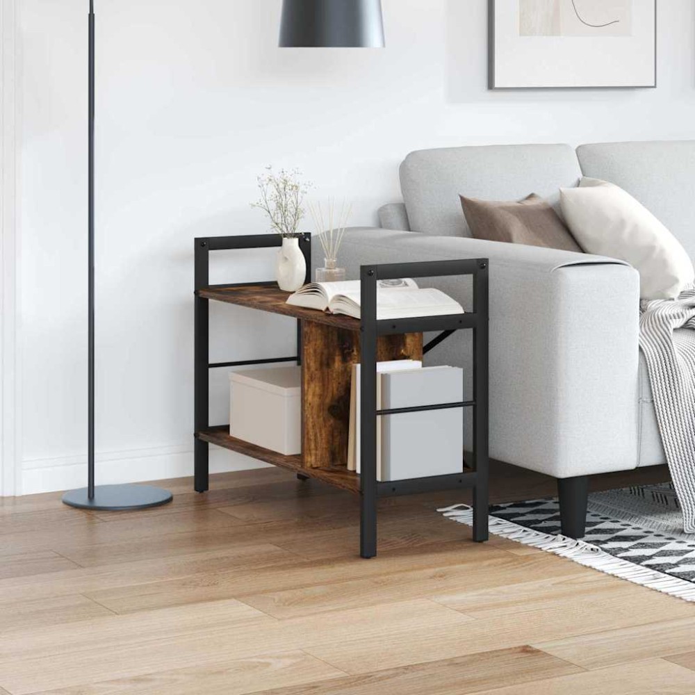 vidaXL Ράφι Βιβλίων 3 επιπέδων 75 x 30 x 58,5 εκ. Επεξεργασμένο Ξύλο