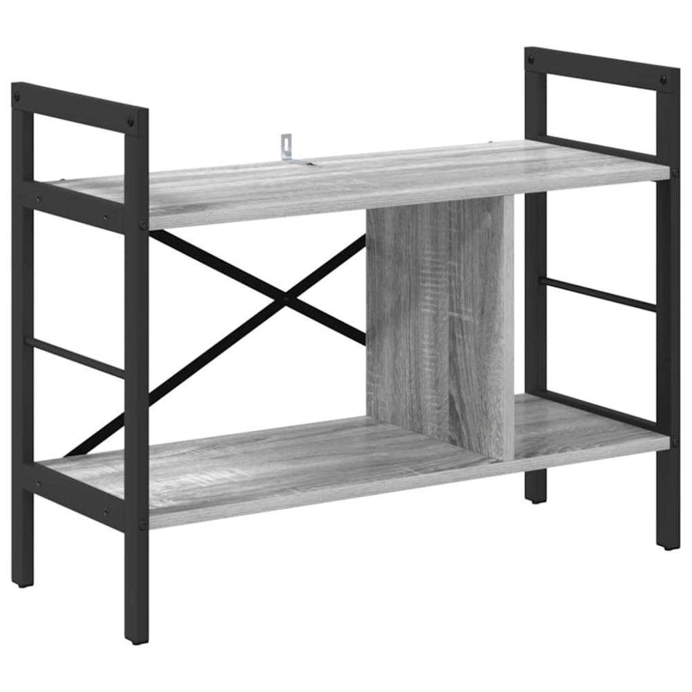 vidaXL Ράφι Βιβλίων 3 επιπέδων 75 x 30 x 58,5 εκ. Επεξεργασμένο Ξύλο