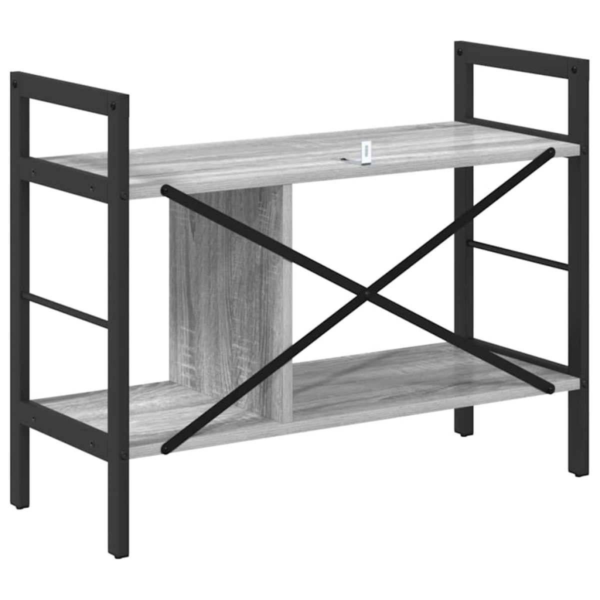 vidaXL Ράφι Βιβλίων 3 επιπέδων 75 x 30 x 58,5 εκ. Επεξεργασμένο Ξύλο