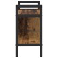 vidaXL Ράφι Βιβλίων 3 επιπέδων 75 x 30 x 58,5 εκ. Επεξεργασμένο Ξύλο