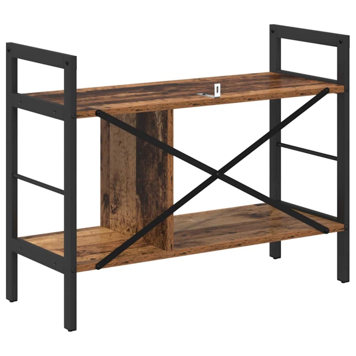 vidaXL Ράφι Βιβλίων 3 επιπέδων 75 x 30 x 58,5 εκ. Επεξεργασμένο Ξύλο