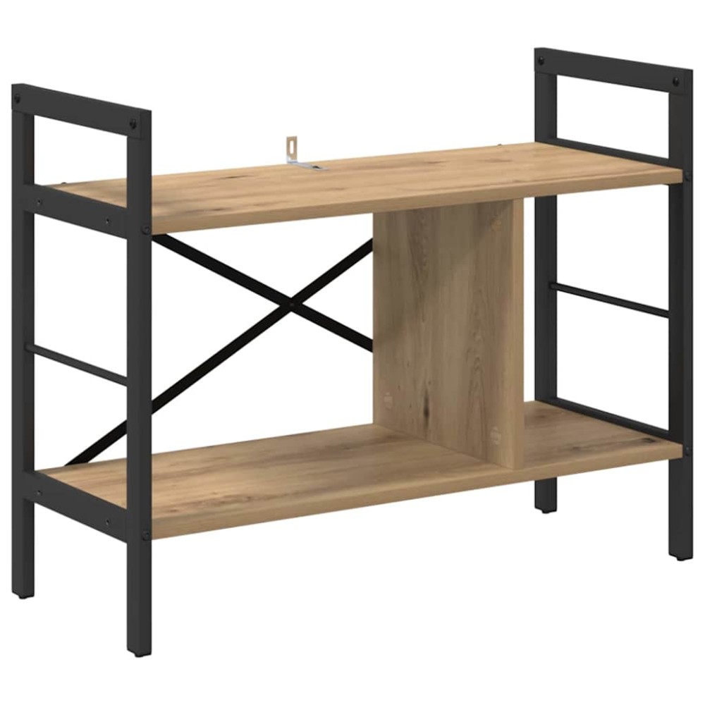 vidaXL Ράφι Βιβλίων 3 επιπέδων 75 x 30 x 58,5 εκ. Επεξεργασμένο Ξύλο