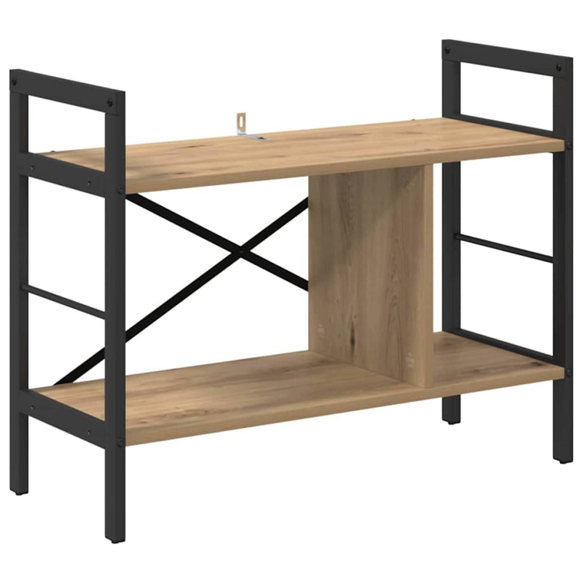 vidaXL Ράφι Βιβλίων 3 επιπέδων 75 x 30 x 58,5 εκ. Επεξεργασμένο Ξύλο
