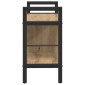 vidaXL Ράφι Βιβλίων 3 επιπέδων 75 x 30 x 58,5 εκ. Επεξεργασμένο Ξύλο
