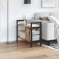 vidaXL Ράφι Βιβλίων 3 επιπέδων 75 x 30 x 58,5 εκ. Επεξεργασμένο Ξύλο