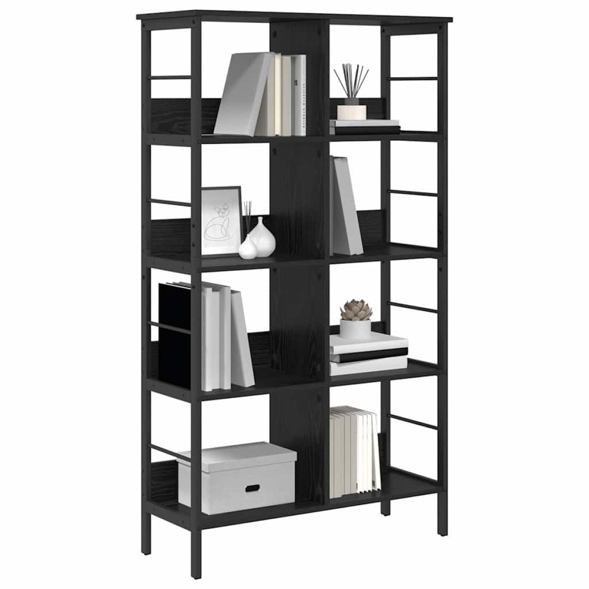 vidaXL Ράφι Βιβλίων 8 επιπέδων 82 x 32 x 144,5 εκ. Επεξεργασμένο Ξύλο