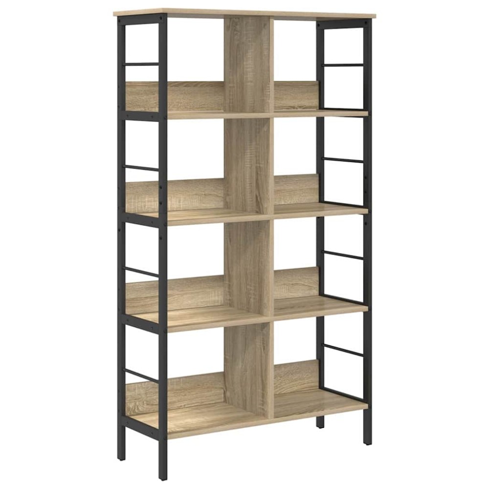 vidaXL Ράφι Βιβλίων 8 επιπέδων 82 x 32 x 144,5 εκ. Επεξεργασμένο Ξύλο