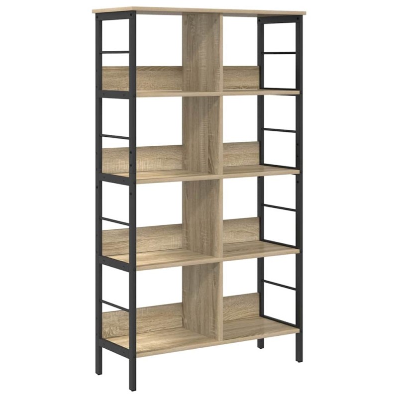 vidaXL Ράφι Βιβλίων 8 επιπέδων 82 x 32 x 144,5 εκ. Επεξεργασμένο Ξύλο