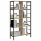 vidaXL Ράφι Βιβλίων 8 επιπέδων 82 x 32 x 144,5 εκ. Επεξεργασμένο Ξύλο
