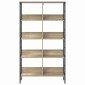 vidaXL Ράφι Βιβλίων 8 επιπέδων 82 x 32 x 144,5 εκ. Επεξεργασμένο Ξύλο