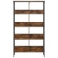 vidaXL Ράφι Βιβλίων 8 επιπέδων 82 x 32 x 144,5 εκ. Επεξεργασμένο Ξύλο