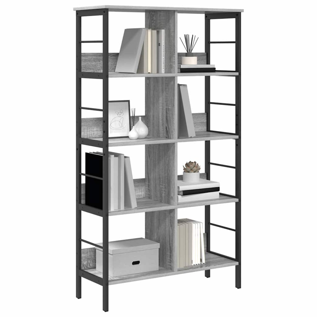 vidaXL Ράφι Βιβλίων 8 επιπέδων 82 x 32 x 144,5 εκ. Επεξεργασμένο Ξύλο