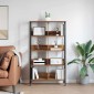 vidaXL Ράφι Βιβλίων 8 επιπέδων 82 x 32 x 144,5 εκ. Επεξεργασμένο Ξύλο