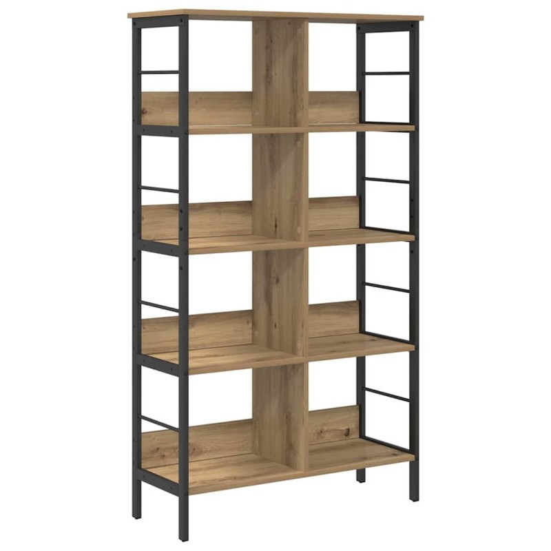 vidaXL Ράφι Βιβλίων 8 επιπέδων 82 x 32 x 144,5 εκ. Επεξεργασμένο Ξύλο