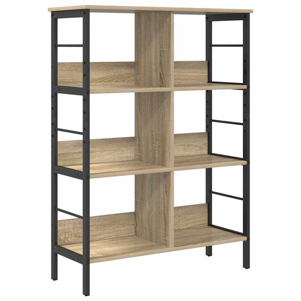 vidaXL Ράφι Βιβλίων 6 επιπέδων 82 x 32 x 112 εκ. Επεξεργασμένο Ξύλο