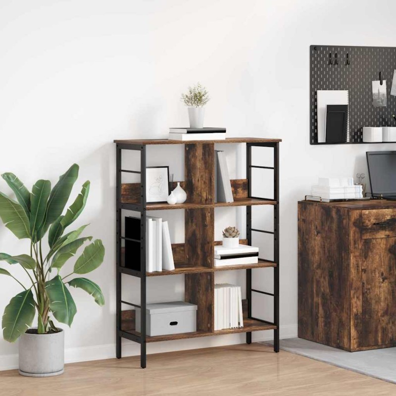 vidaXL Ράφι Βιβλίων 6 επιπέδων 82 x 32 x 112 εκ. Επεξεργασμένο Ξύλο