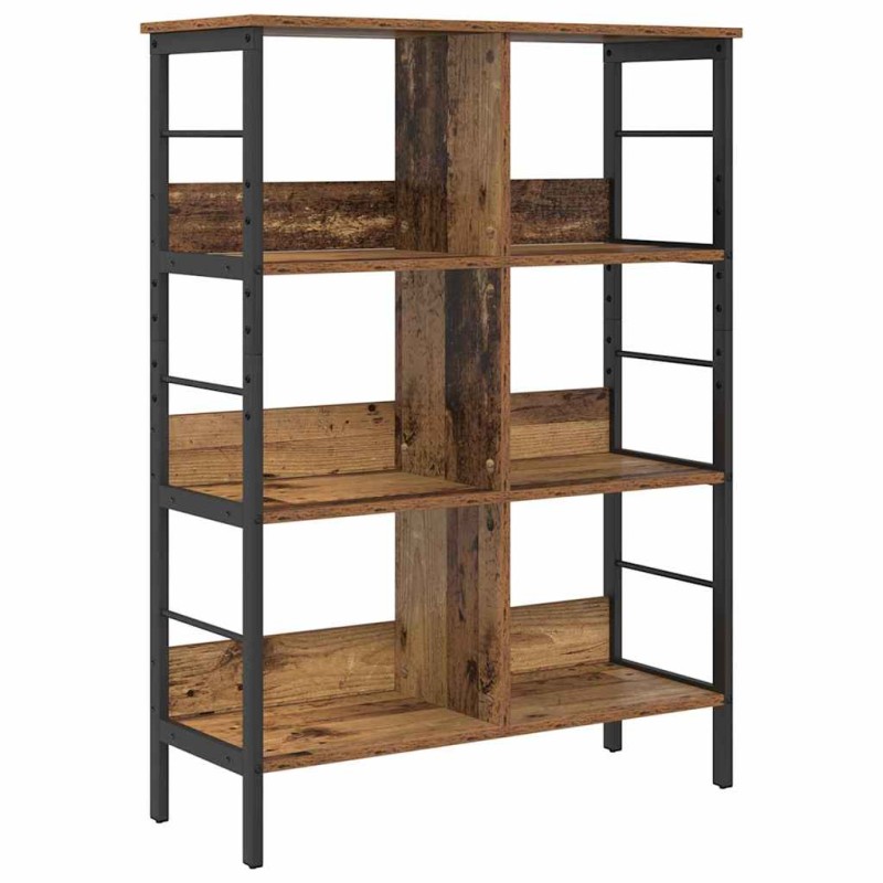 vidaXL Ράφι Βιβλίων 6 επιπέδων 82 x 32 x 112 εκ. Επεξεργασμένο Ξύλο