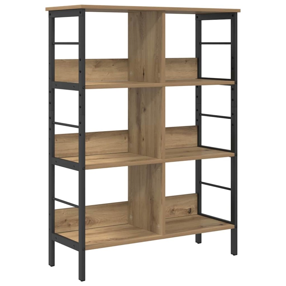 vidaXL Ράφι Βιβλίων 6 επιπέδων 82 x 32 x 112 εκ. Επεξεργασμένο Ξύλο