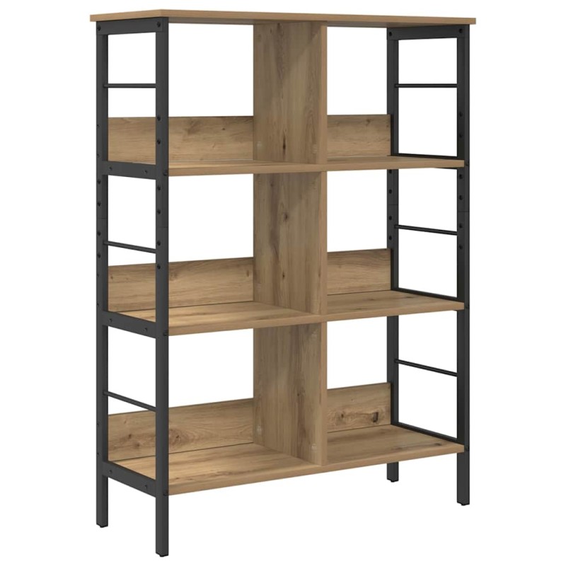vidaXL Ράφι Βιβλίων 6 επιπέδων 82 x 32 x 112 εκ. Επεξεργασμένο Ξύλο