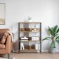 vidaXL Ράφι Βιβλίων 6 επιπέδων 82 x 32 x 112 εκ. Επεξεργασμένο Ξύλο