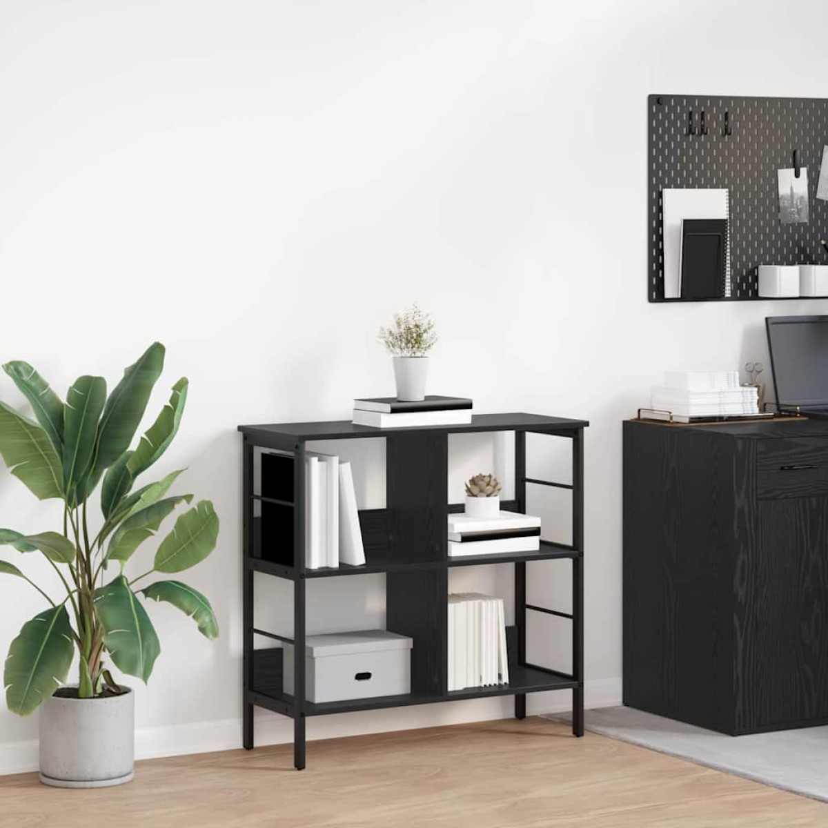 vidaXL Ράφι Βιβλίων 4 επιπέδων 82 x 32 x 79 εκ. Επεξεργασμένο Ξύλο