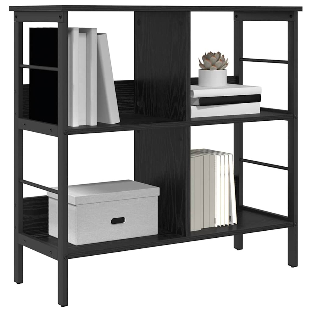vidaXL Ράφι Βιβλίων 4 επιπέδων 82 x 32 x 79 εκ. Επεξεργασμένο Ξύλο