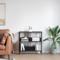 vidaXL Ράφι Βιβλίων 4 επιπέδων 82 x 32 x 79 εκ. Επεξεργασμένο Ξύλο